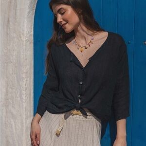 Nina Kendosa Paris - Linen Jacket - VICKY